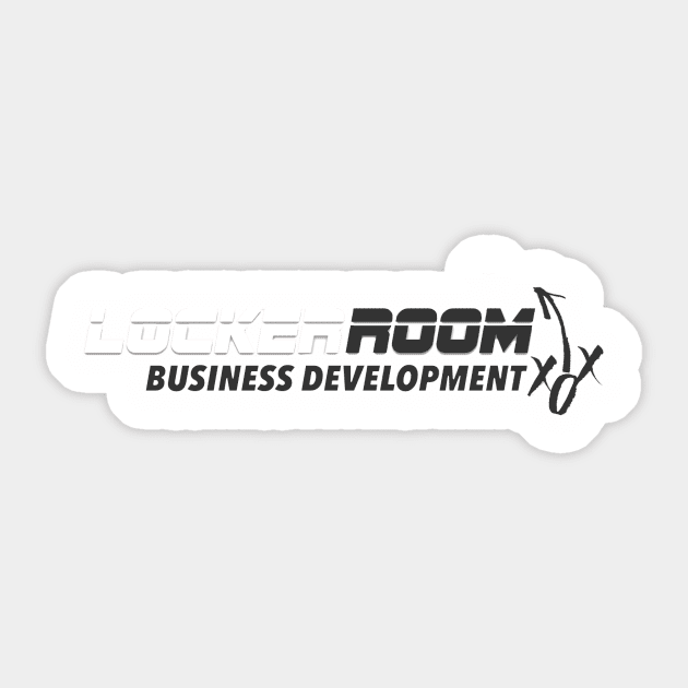 The Locker Room Business Development (design 2) Sticker by Proven By Ruben